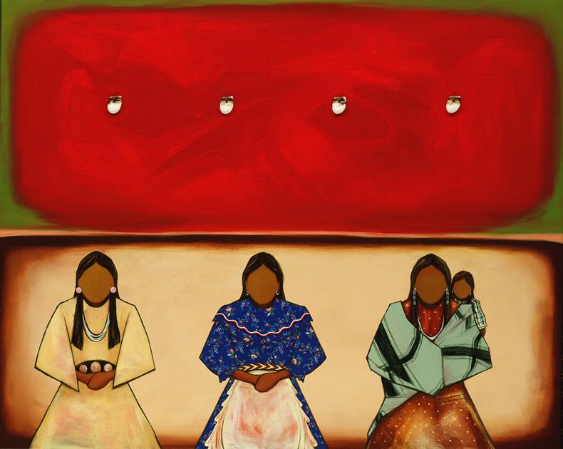 Best in Show painting by Chickasaw artist Brent Greenwood