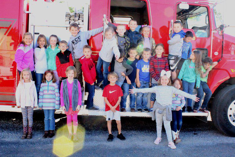 Stratford Fire Department visits elementary students