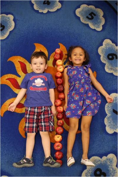 How many apples tall are you?