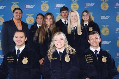 Roff FFA Officers attended Chapter Officer leadership training this fall in McAlester