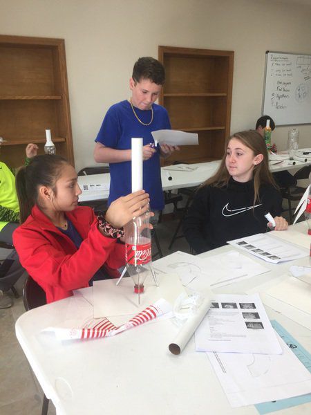 McLish seventh-graders build bottle rockets | Local News | theadanews.com