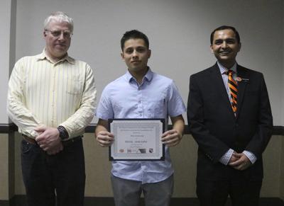 Marasini receives Briles Physics Scholarship