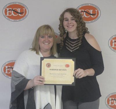 Denton receives two scholarships at ECU