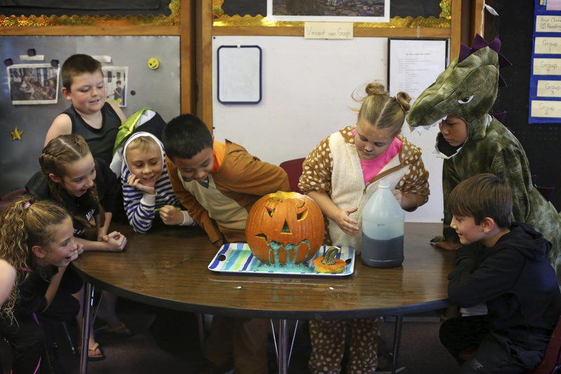 Washington students host Halloween talk show