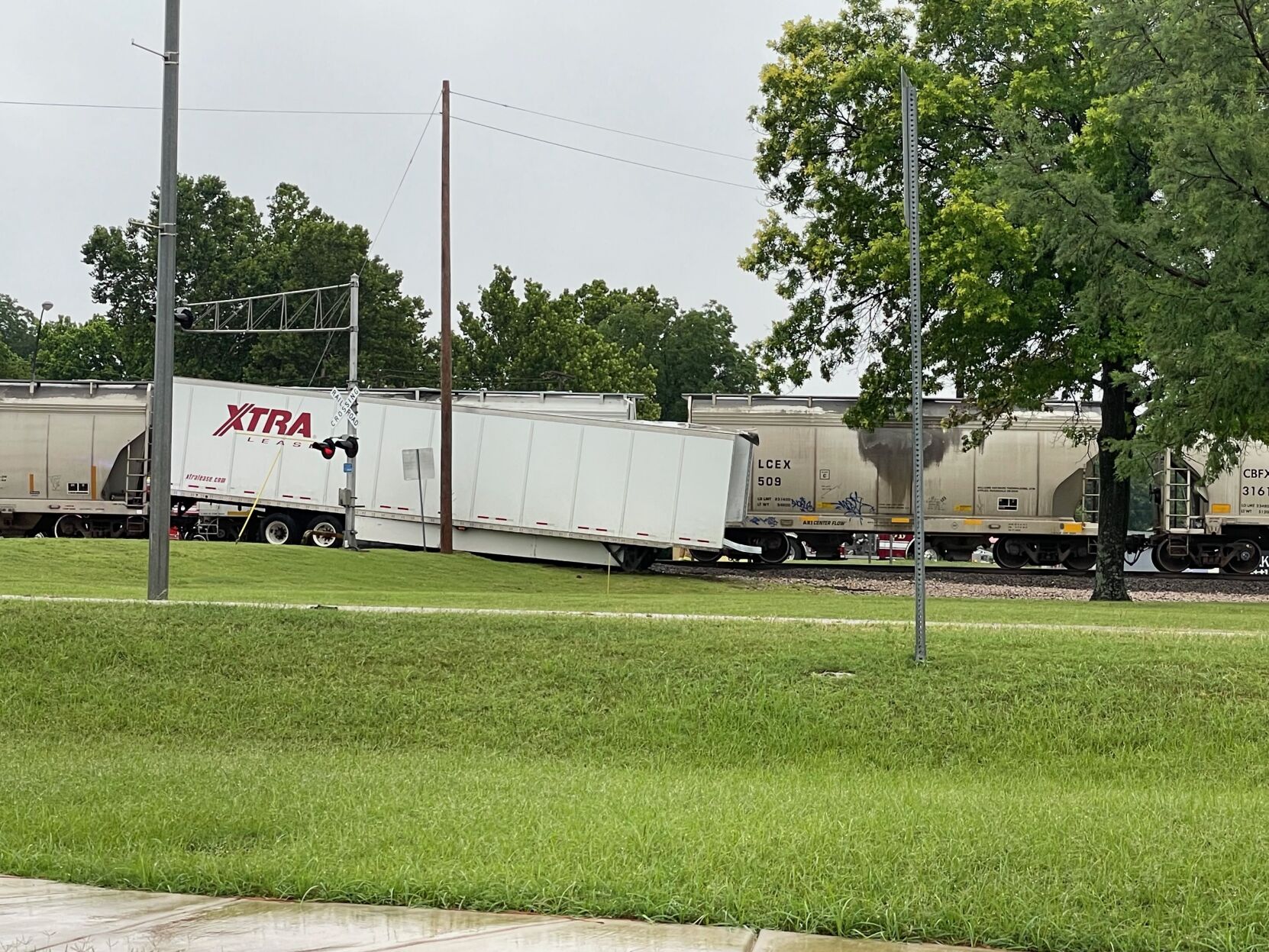 No Injuries In Train Vs. Semi Accident | News | Theadanews.com