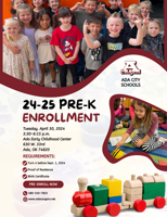 Pre-K enrollment set for Ada City Schools