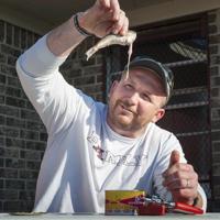 Bohannon Shows Guts During Stinky Fish Challenge Local Sports bohannon-shows-guts-during-stinky-fish-challenge-local-sports