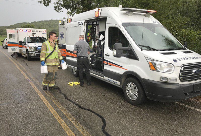 Injury accident sends two to hospital