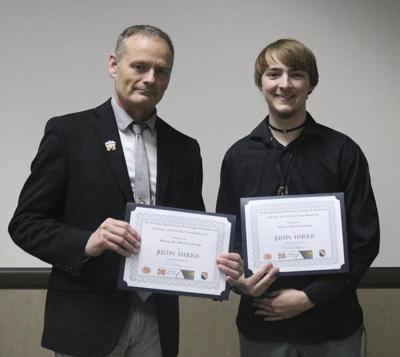 Harris receives two College of Health and Science Scholarships