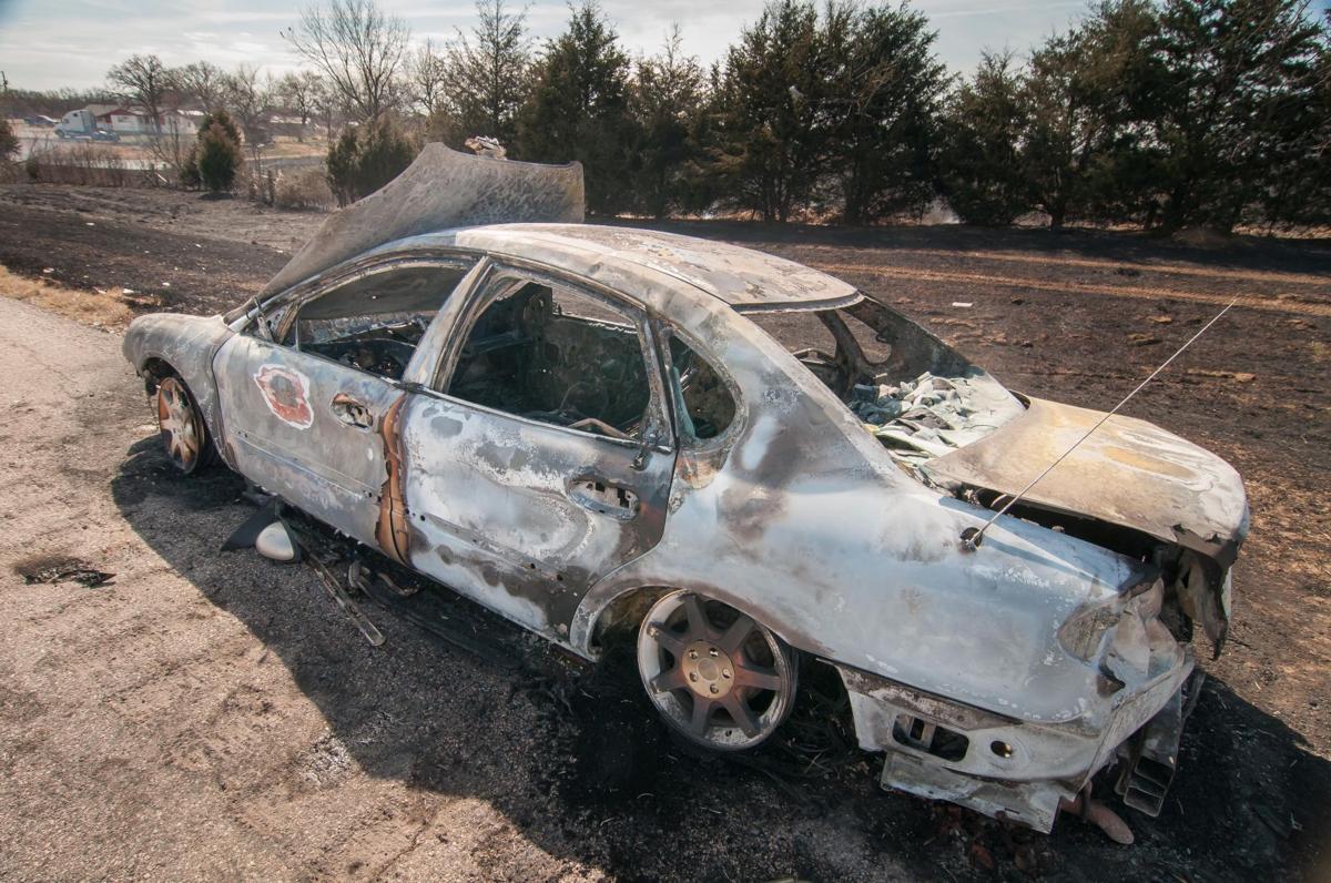 Car fire ignites blaze near Galey