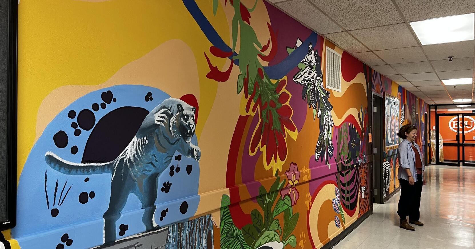 Art students create mural for ECU Academic Success Center - Vimarsana News