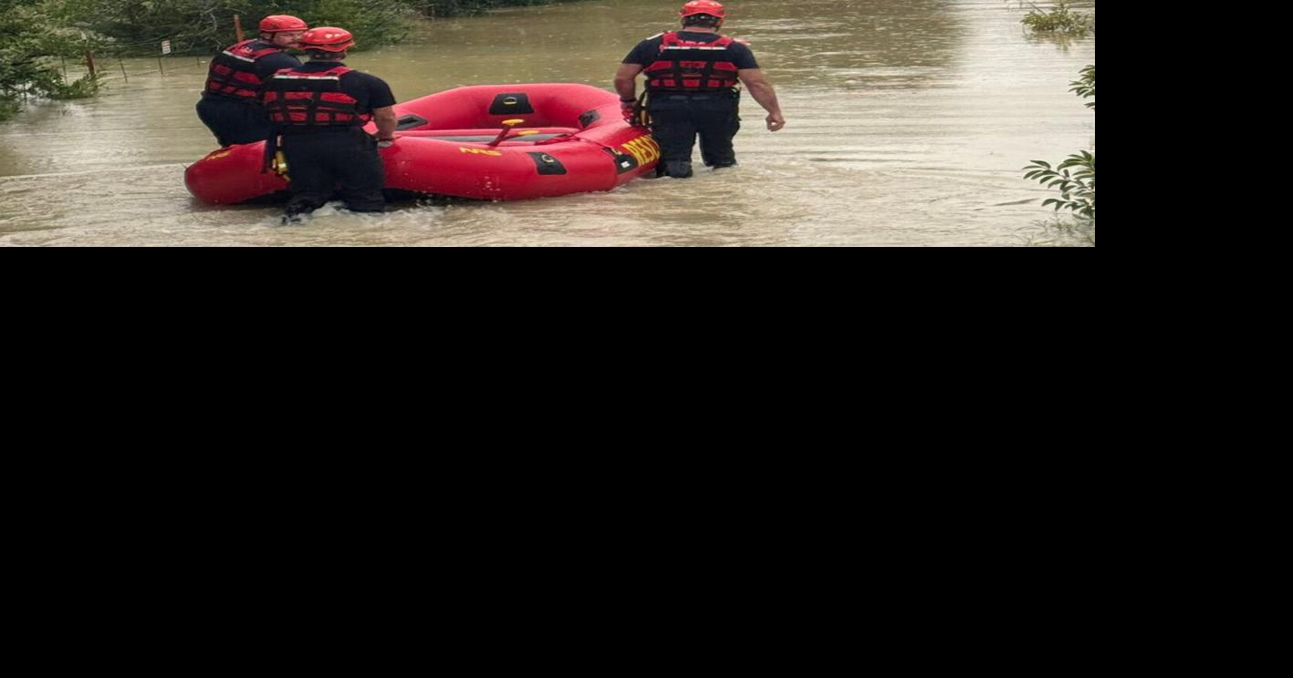 Heavy rains cause flooding in county; couple rescued from floodwater