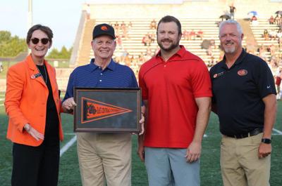 Crabtree family honored for ECU scoreboard contribution