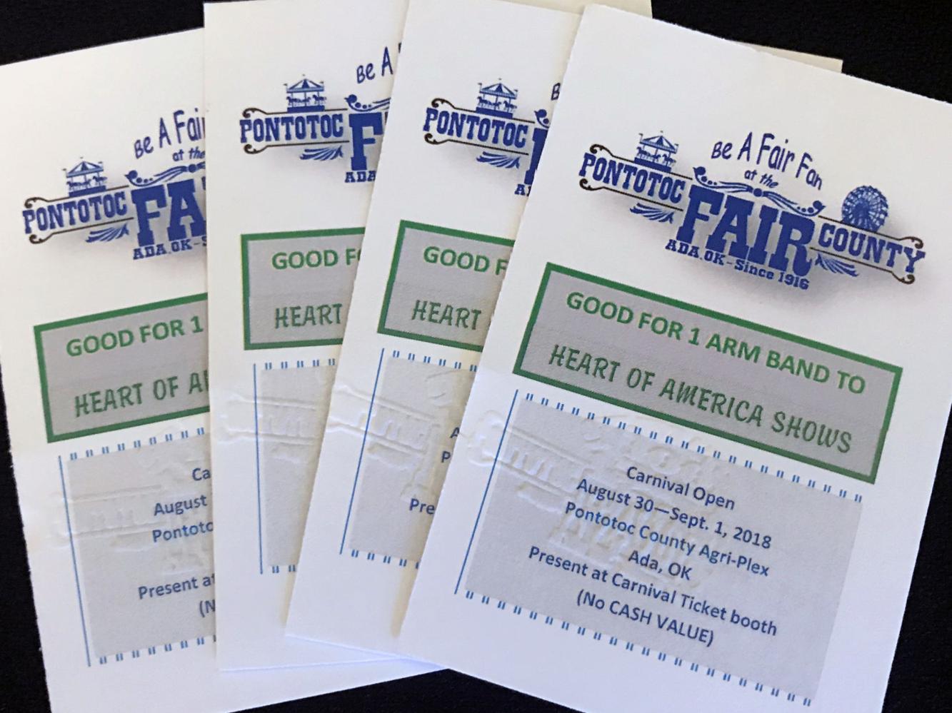 La county fair wristband coupon