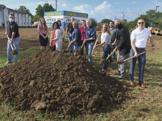Tropical Rain breaks ground on new car wash | Local News ...