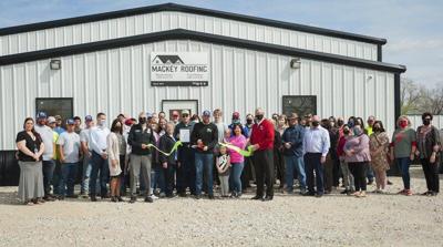 Chamber welcomes Mackey Roofing's new facility