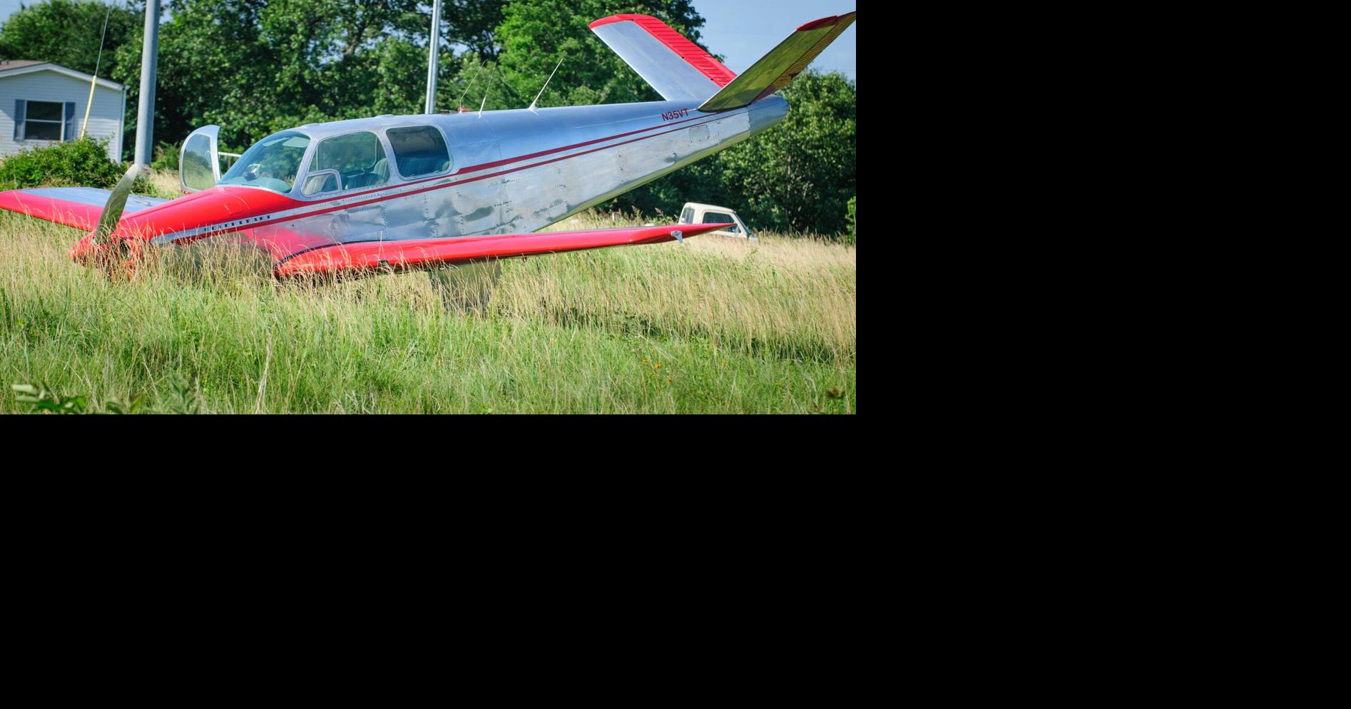 Single-engine aircraft forced to make off-field landing