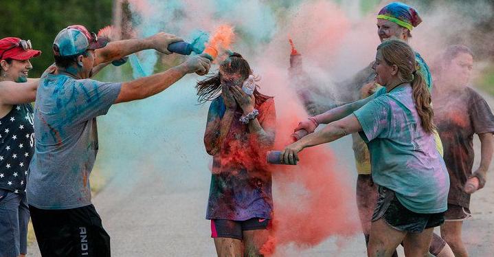 Vanoss marks return to school with color run and block party