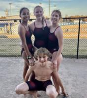 Local swimmers compete at Harrah meet
