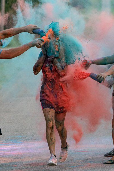 Vanoss marks return to school with color run and block party