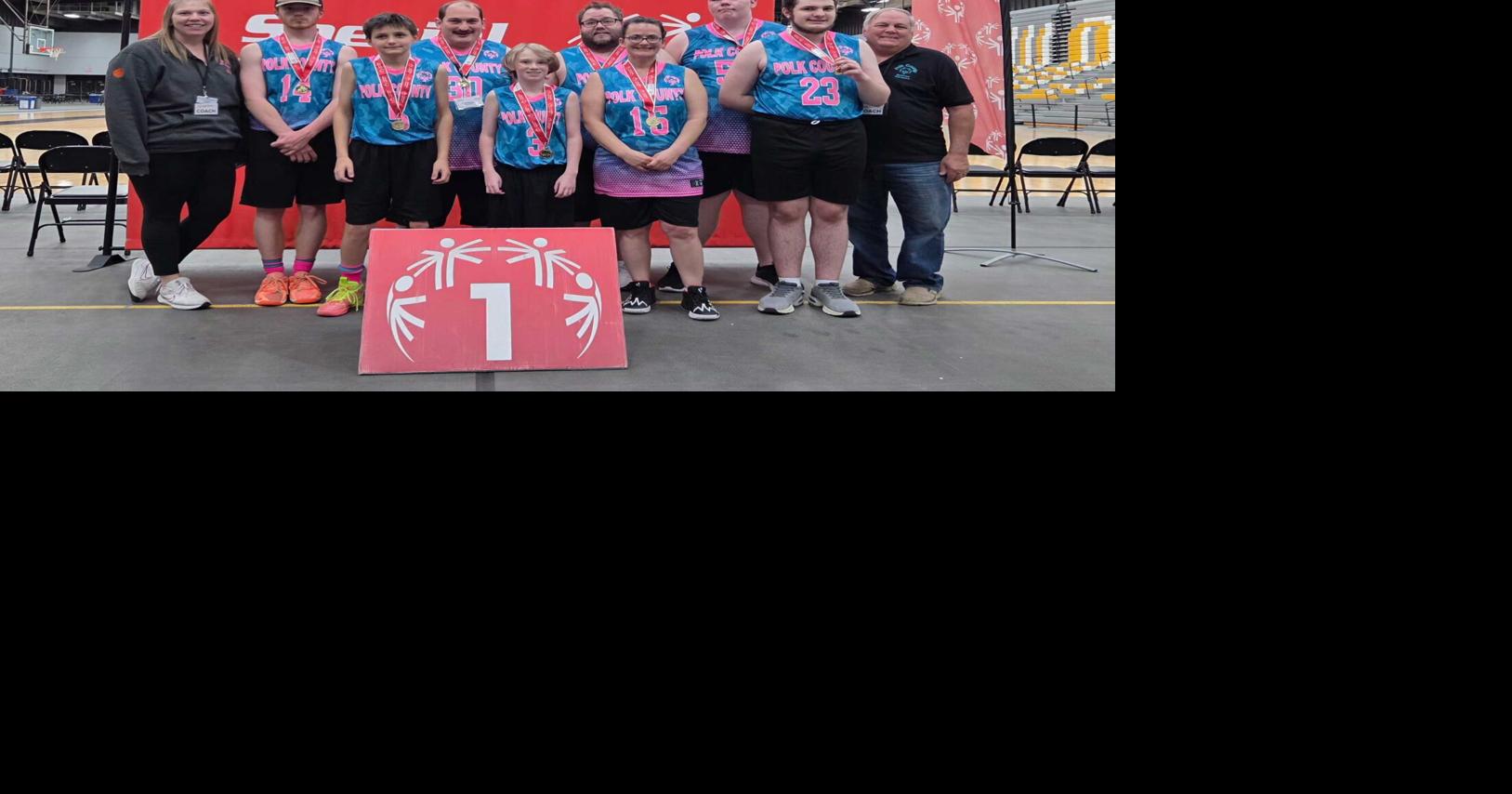 Polk County Special Olympics basketball teams win gold at State | News ...