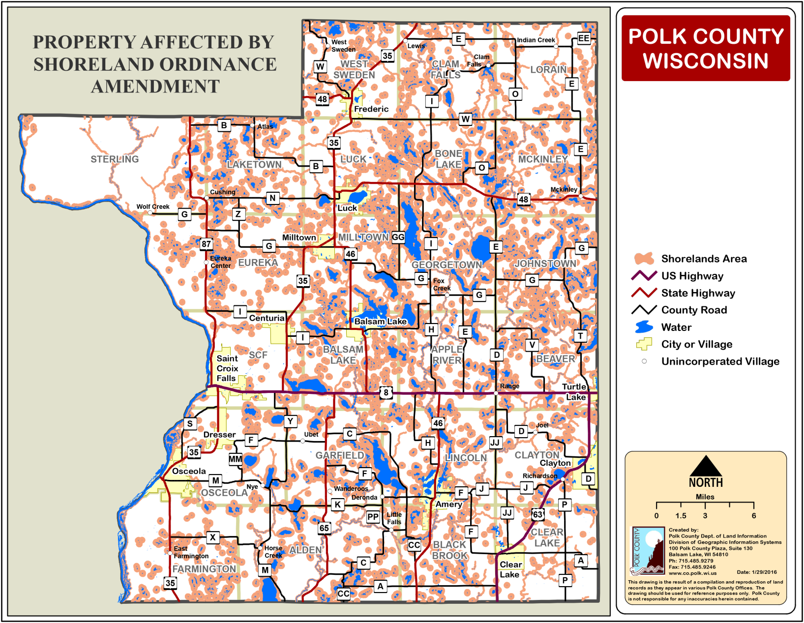 Polk County amends shoreland zoning rules  News  theameryfreepress.com