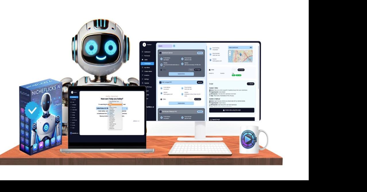 NicheFlicks AI Review 2025 - 60% Coupon Huge Bonus App Demo ...