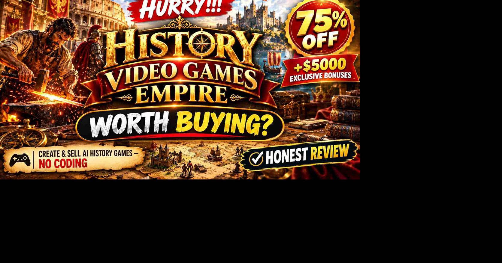 History Video Games Empire Review Features, Pricing, Bonuses & OTO ...