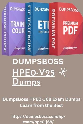 Get HPE0 J68 Exam Dumps Free from DumpsBoss and Ace the Test