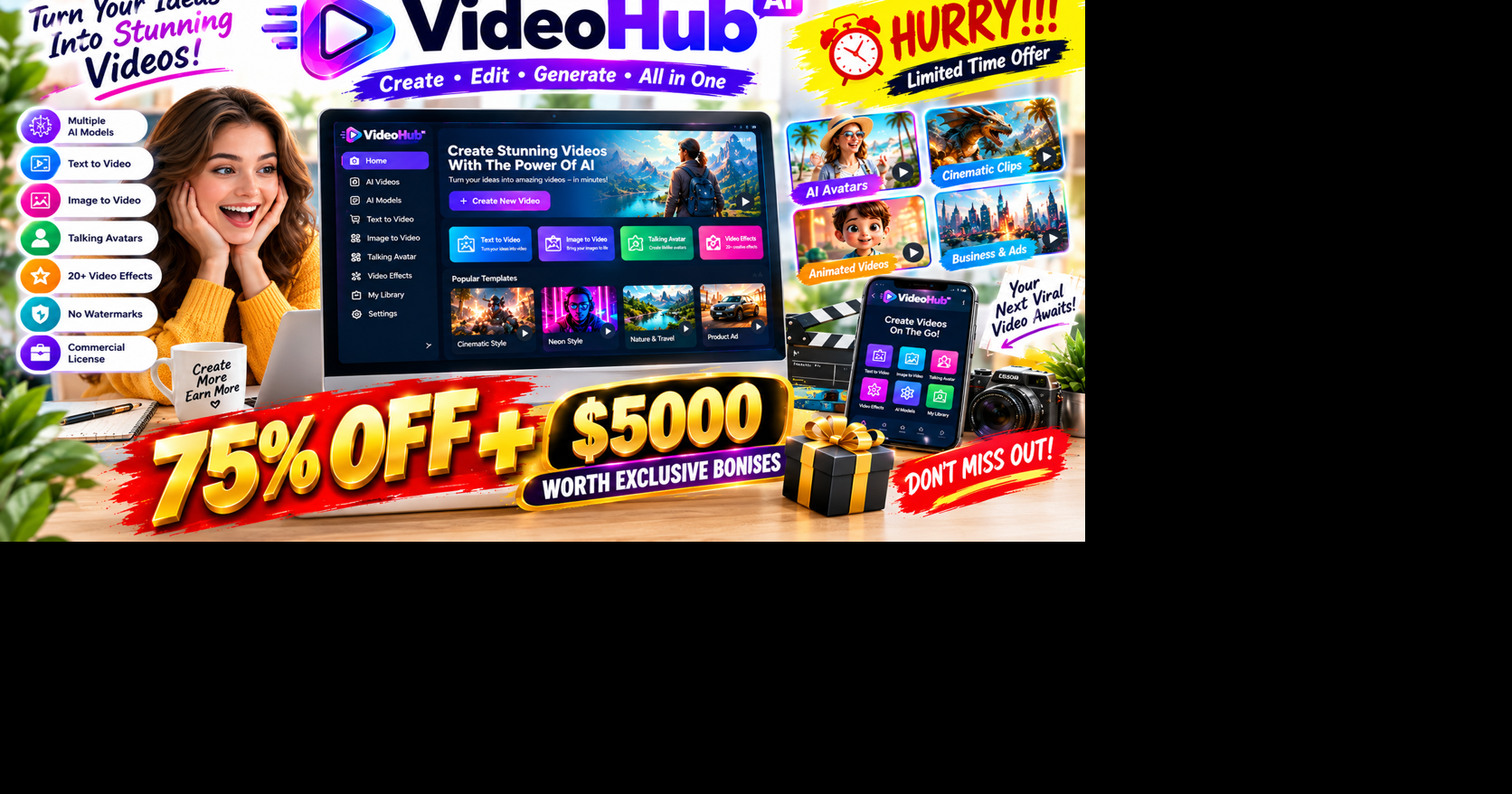 VideoHub AI Review Features, Pricing, OTOs and Bonuses.png ...