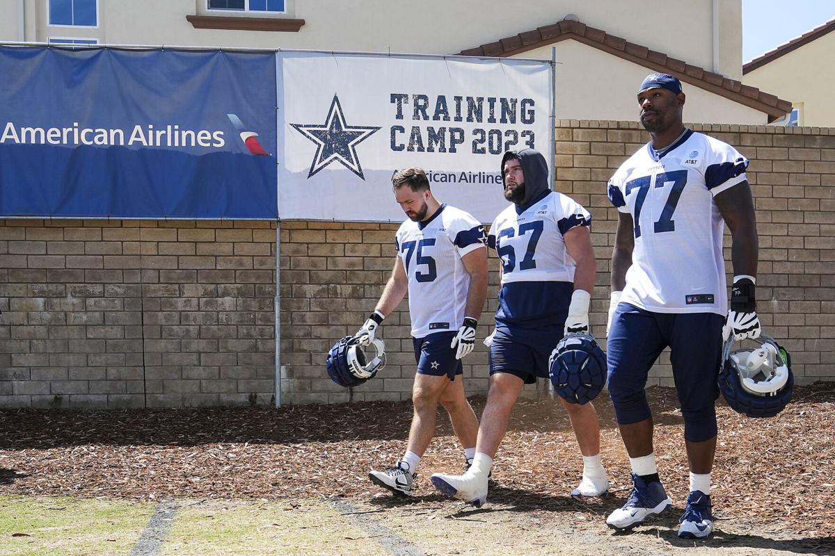 Where do the Dallas Cowboys practice for training camp?