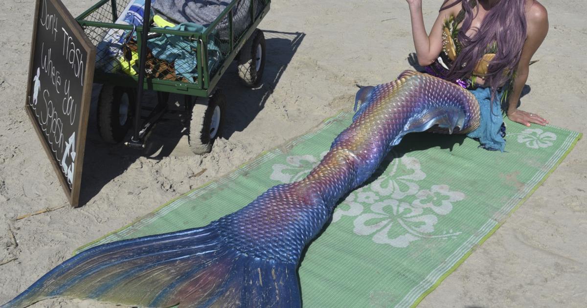 Local Mermaid Local mermaid seeks smiles in the Isles | Local News | thebrunswicknews.com