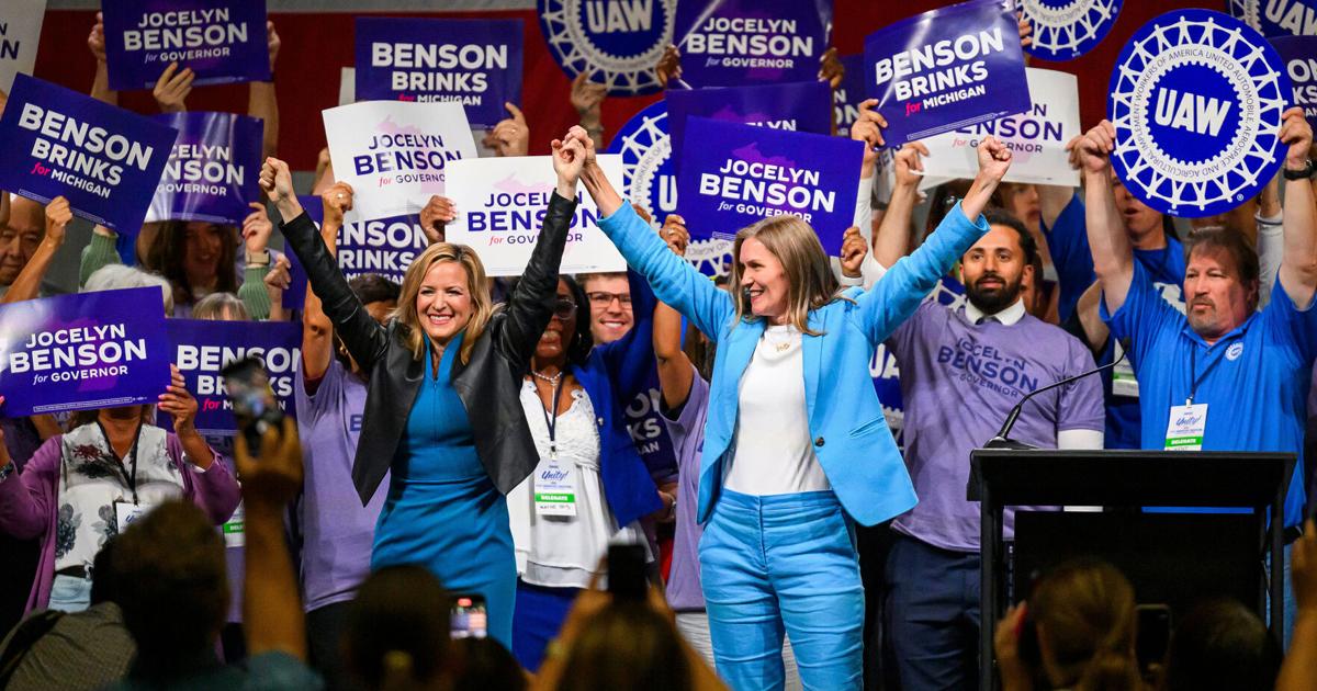Michigan Democrats say they're unified for November amid lingering tension Craig Mauger, The Detroit News Aug 30, 2026 33 mins ago