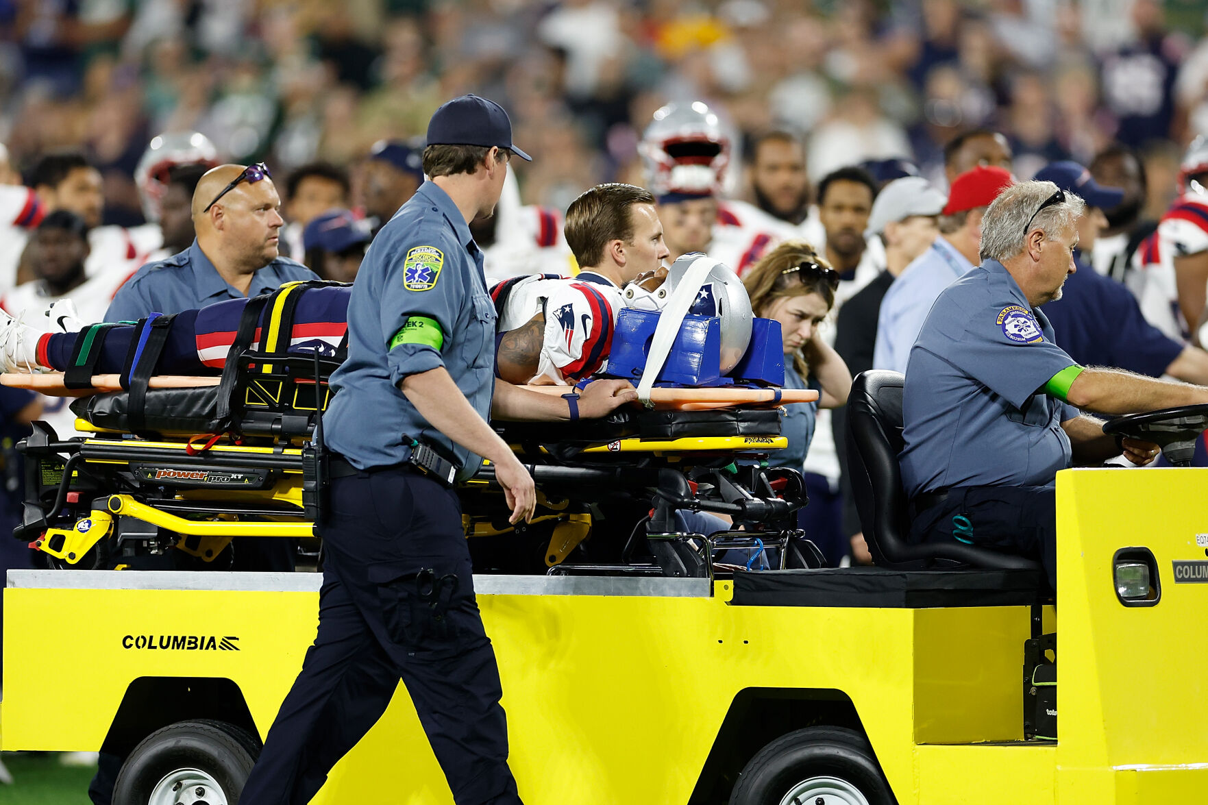 Patriots Isaiah Bolden released from hospital after scary scene