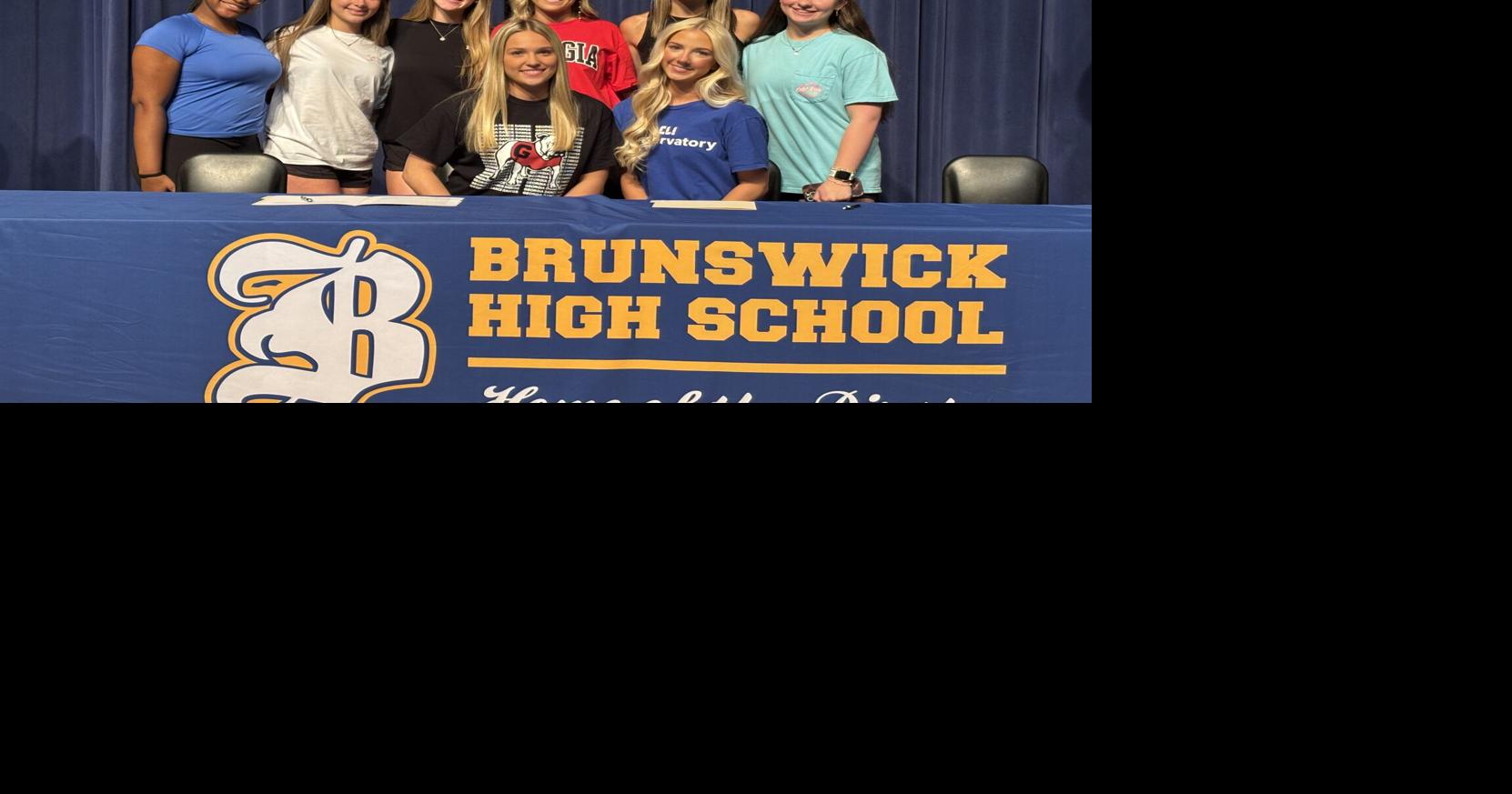 Brunswick High dance team members sign with colleges