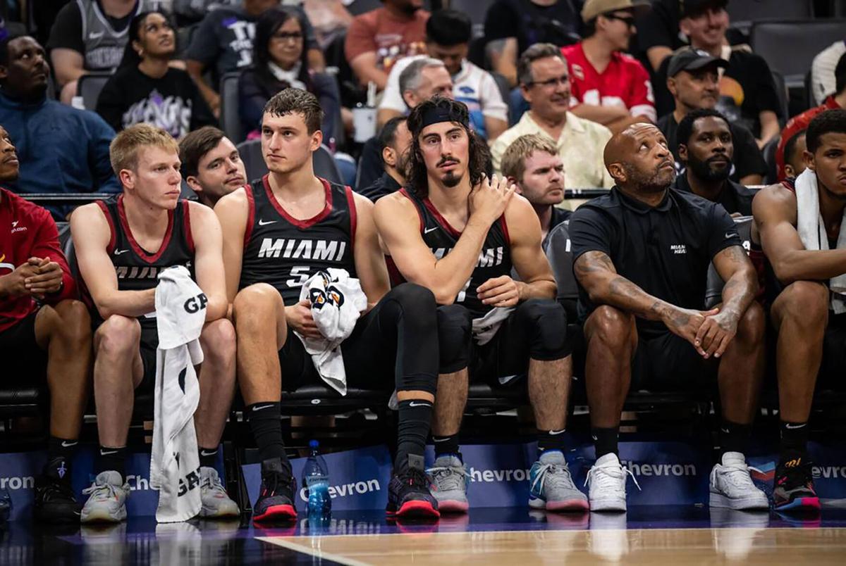 Miami Heat's Nikola Jovic, Jaime Jaquez discuss Blazers game