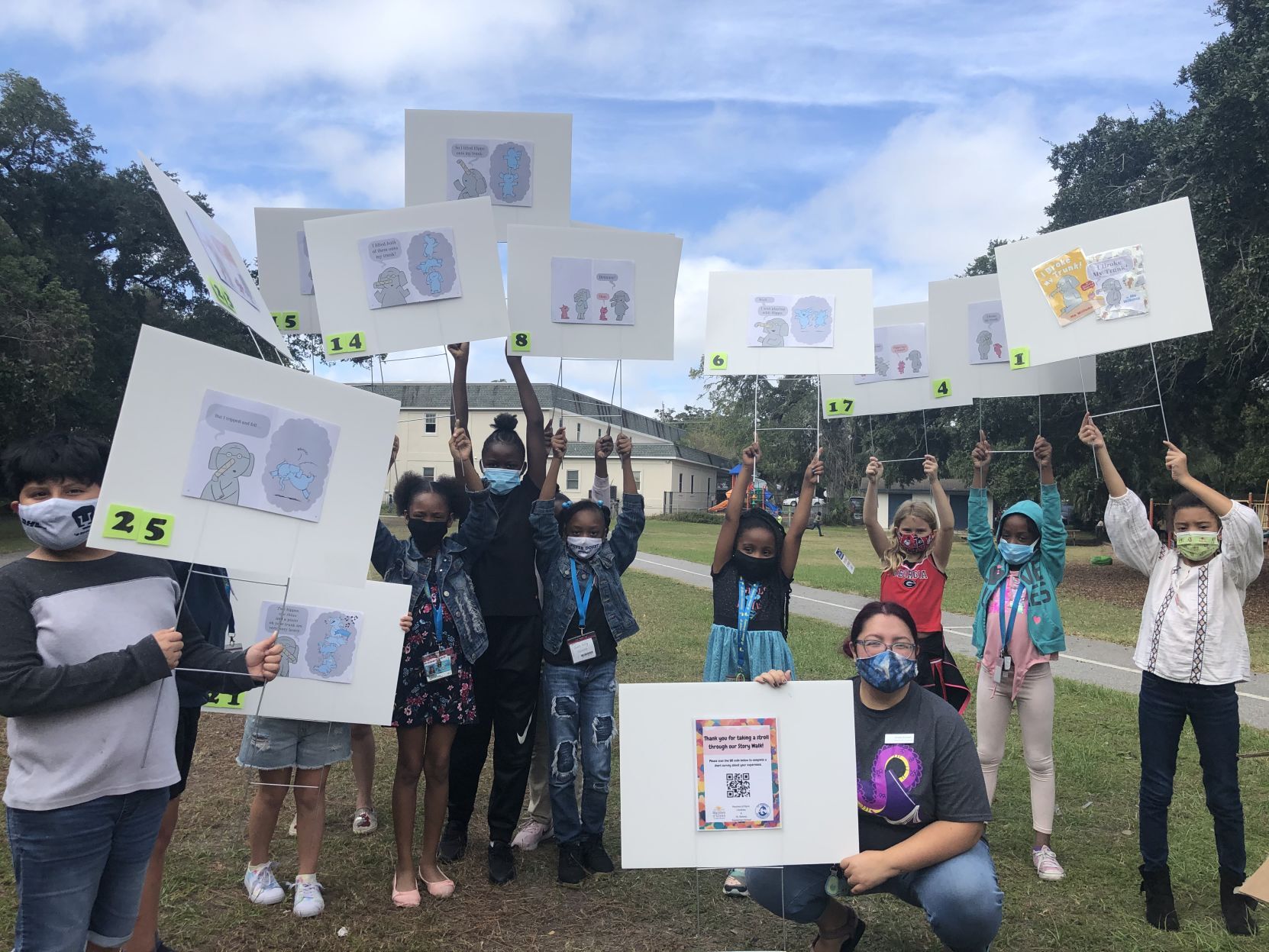 Library, school partner to create StoryWalk for students - Vimarsana News