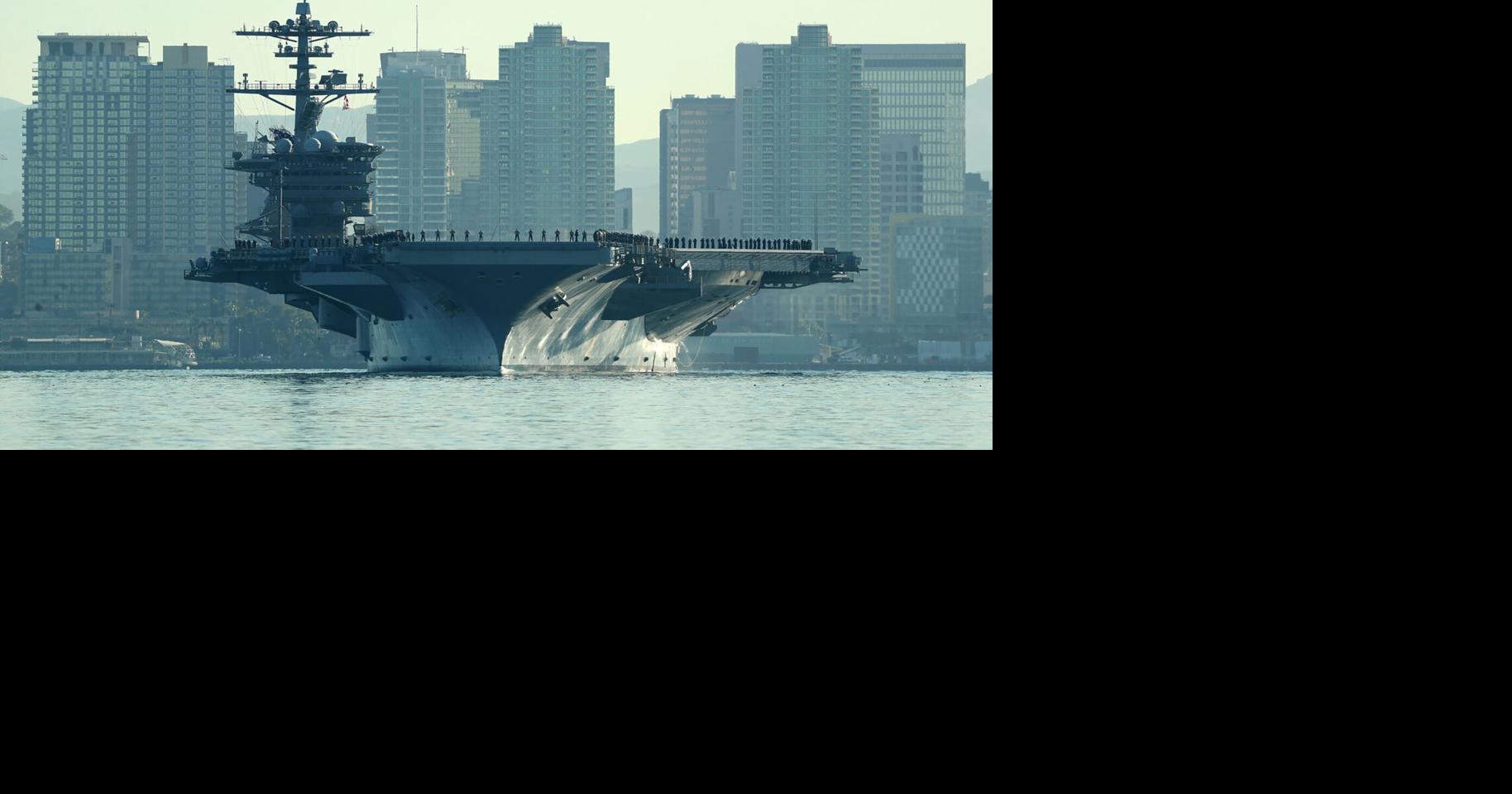 Trump dismisses concerns over conditions aboard USS Abraham Lincoln Sonya Dymova, Courtney Subramanian and Jen Judson, Bloomberg News Aug 14, 2026 20 mins ago