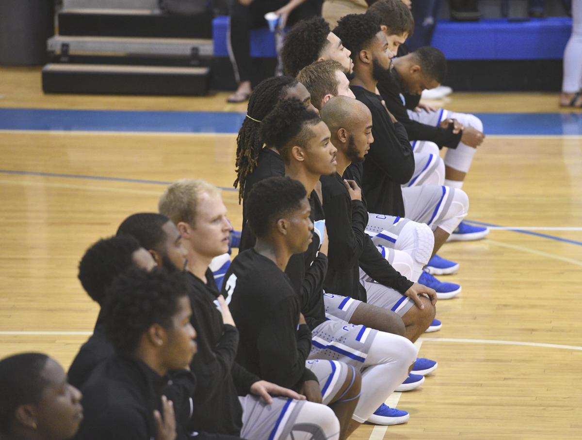CCGA basketball players continue to kneel during national anthem | Local News | The Brunswick News