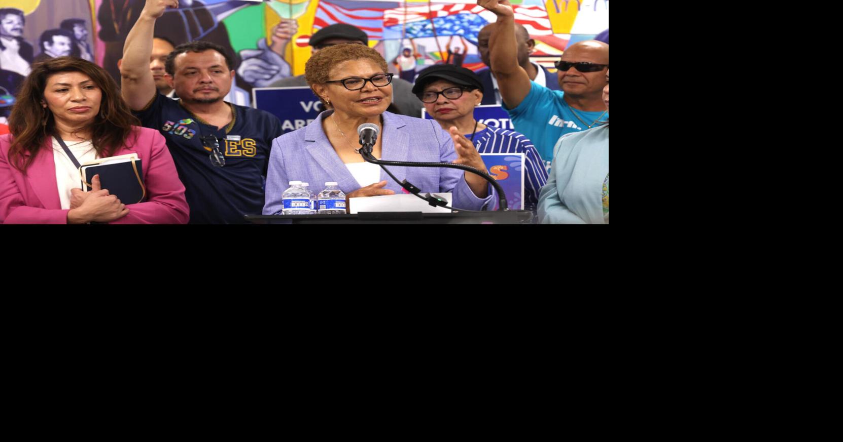 Los Angeles Mayor Karen Bass is in the toughest reelection fight of her career. She says she intends to win it