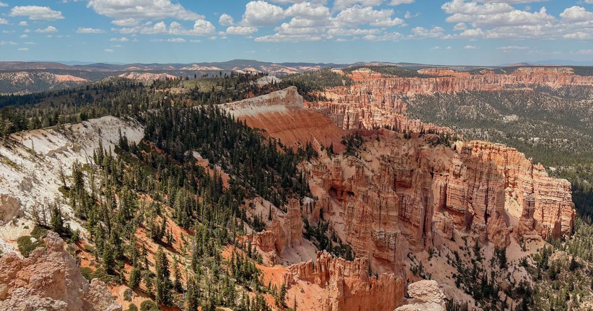 Bryce Canyon National Park from Rainbow Point.