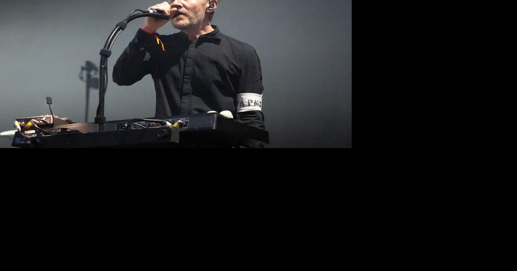 Robert Del Naja performs for Massive Attack at Clifton Downs on Aug. 25, 2024, in Bristol, England.