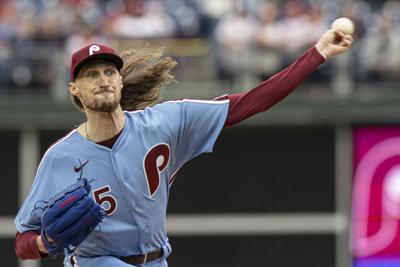 Matt Strahm of the Philadelphia Phillies delivers a pitch against