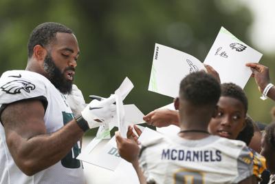 It's a chess game': Eagles veterans Brandon Graham and Lane Johnson benefit  from training camp duels, National Sports