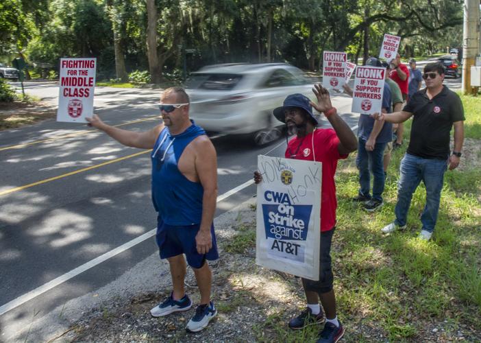 Local AT&T workers on strike with others around Southeast | Local News ...