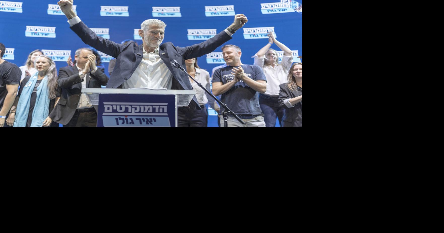 Israel left-wing leader Golan pledges to end wars after October election Ethan Bronner, Bloomberg News Sep 8, 2026 58 mins ago
