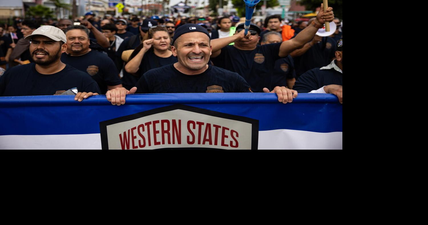 Union workers at Labor Day rally sound alarm over automation, job losses, affordability Howard Blume, Los Angeles Times Sep 7, 2026 58 mins ago