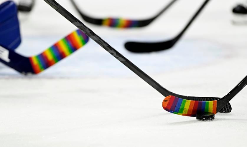 NHL player refuses to wear Pride Night jersey during warm-ups