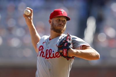 Zack Wheeler's dominant eight innings powers Phillies victory over Braves,  2-1, National Sports