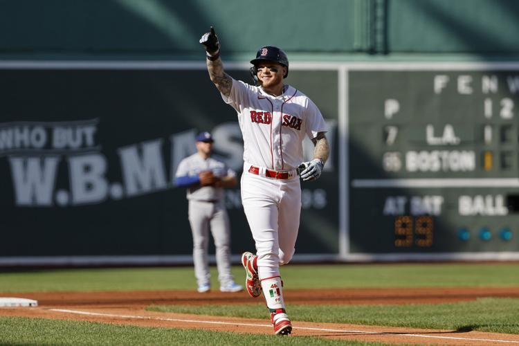 Ex-Dodgers Turner, Verdugo lift Red Sox to chaotic 8-5 victory over LA